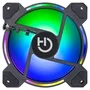 Hiditec Ventilador N9-ARGB 12cm (120mm) Dual Ring ARGB, 40CFM, 22dBA, Cojinete Hidráulico, Sincronización RGB, VGCH10005